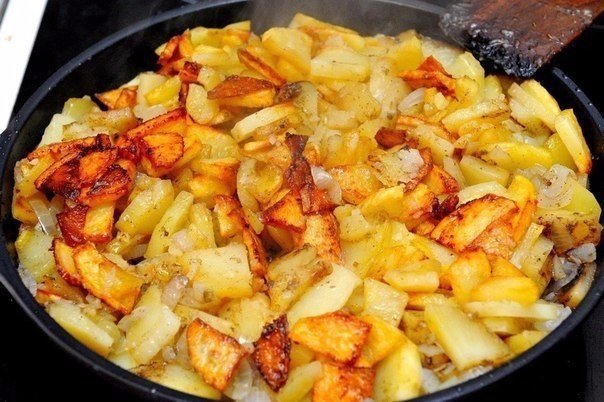 Как правильно и вкусно поджарить картошечку с румяной корочкой!