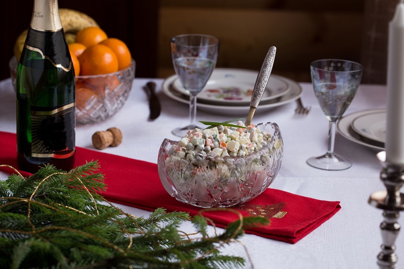 Подборка салатов для новогоднего стола